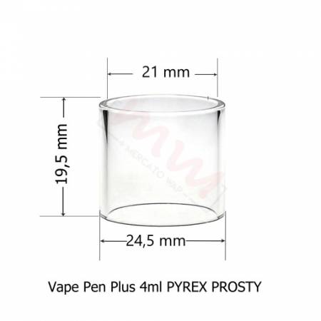 SZKIEŁKO SMOK VAPE PEN PLUS TULEJKA/PYREX 4ML